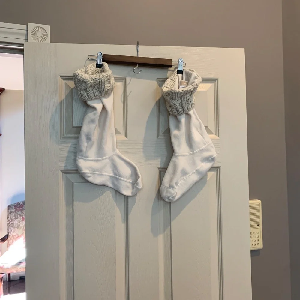 Michael Kors Cream Boot Socks sz L/XL